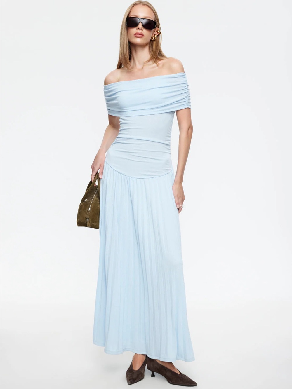 Lioness Field of Dreams Light Blue Maxi Dress Size XS - Picture 3 of 14